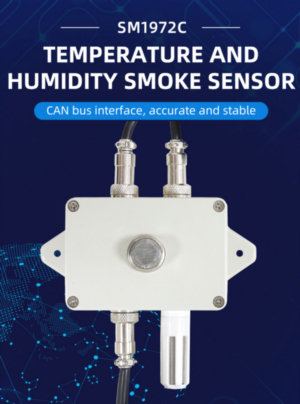 Temperature and humidity smoke sensor   volume_up  content_co
