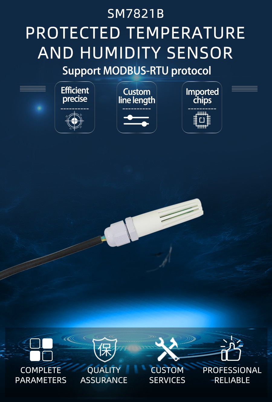 Protective temperature and humidity sensor Samplebook