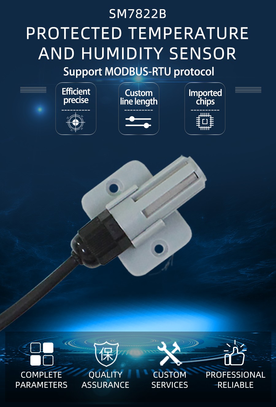 Micro bracket type temperature and humidity sensor