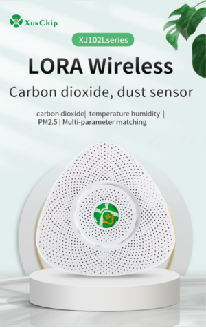 LORA wireless carbon dioxide CO2 PM2.5 PM10 temperature and h