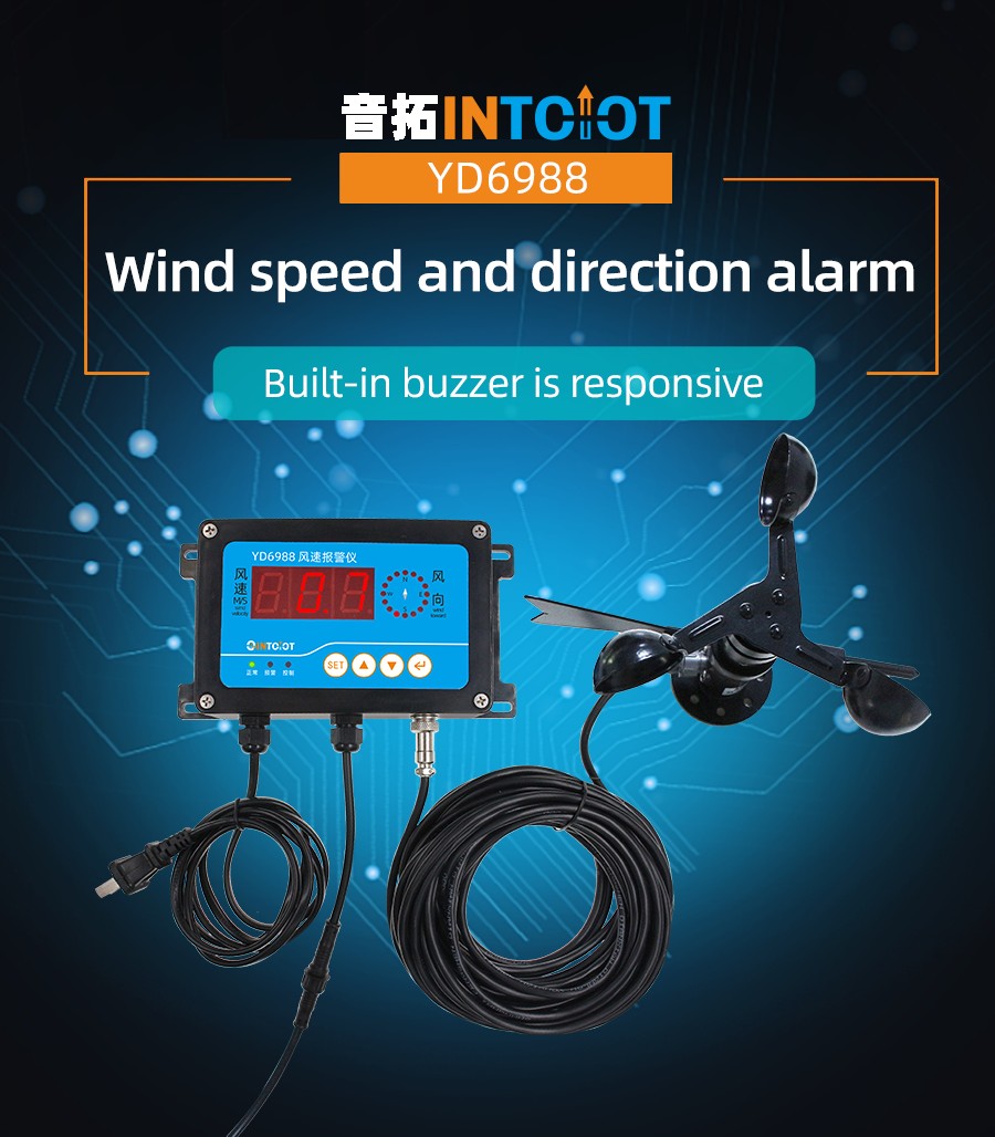 Protective wind speed and direction alarm instrument
 Sample