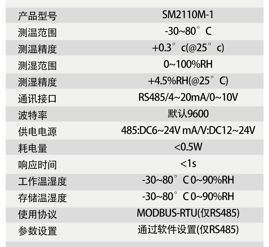 SM2110M-1产品接线