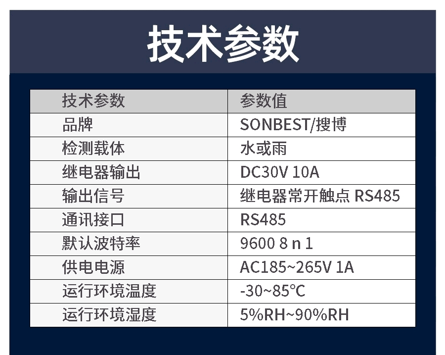 RS485接口LED显示雨雪控制器