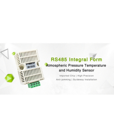 RS485总线导轨式大气气压及温湿度一体式传感器