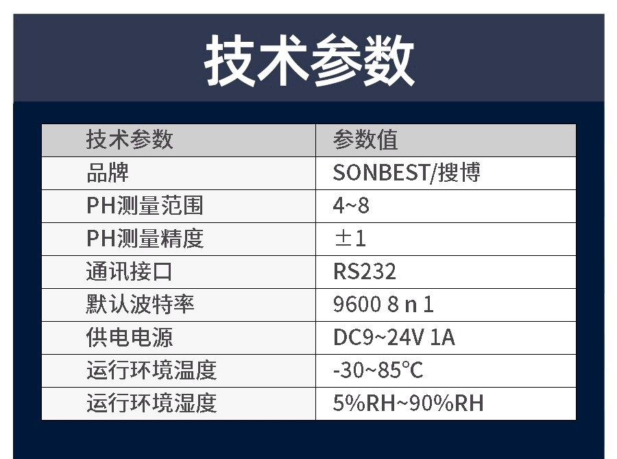 32接口酸碱度值传感器