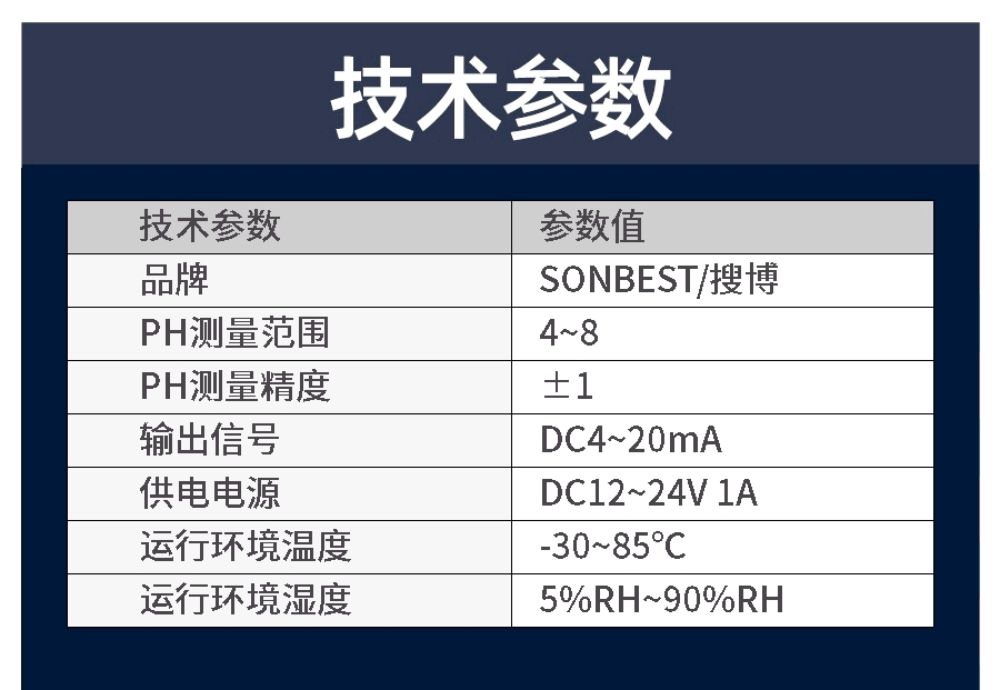 电流型土壤PH值传感器