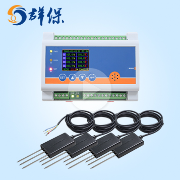 4-channel soil temperature and humidity recorder video