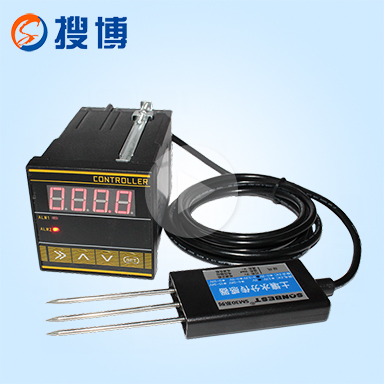 RS485 interface LED displays soil moisture temperature contro