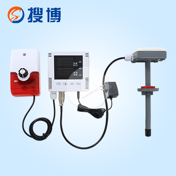 LED display pipe stop gas alarm, no wind delay alarm for vent