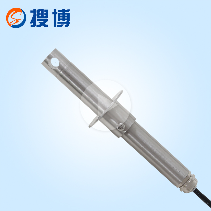 Industrial stainless steel pipe wind speed sensor teaching vi