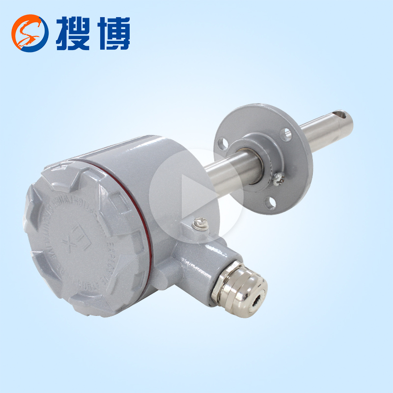 [SM3790]High temperature pipe wind speed sensor teaching vide